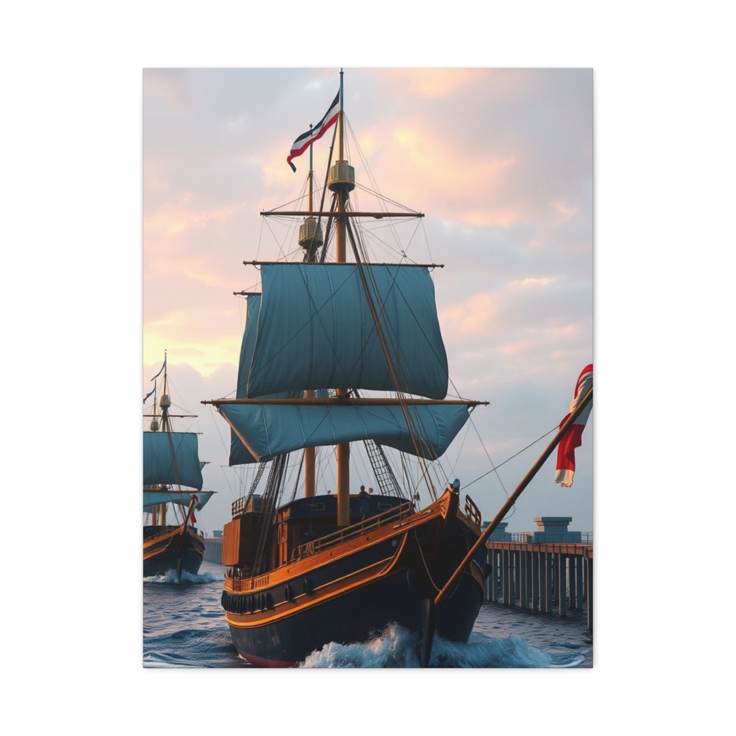 Supreme Ship Art Beautiful Collection Wall Art & Canvas Print