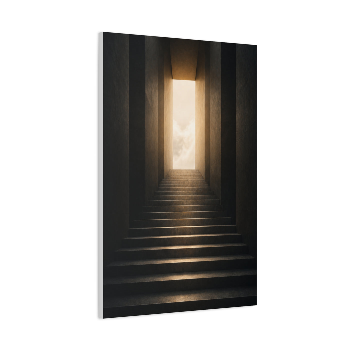 Staircase to Light Motivation Wall Art & Canvas Print