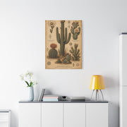 Vintage Desert Botanical Study Southwest Wall Art & Canvas Print