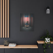 Quiet Sacrifice Beneath the Stars and Stripes Wall Art & Canvas Prints