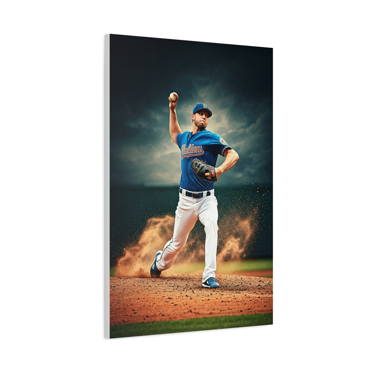 Pitcher Power Throw Action Wall Art & Canvas Prints