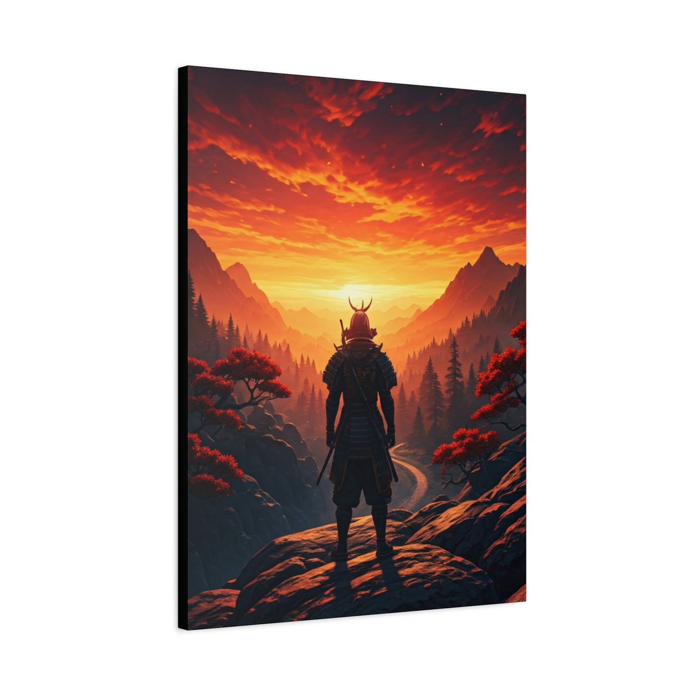 Samurai at Sunset Wall Art & Canvas Prints