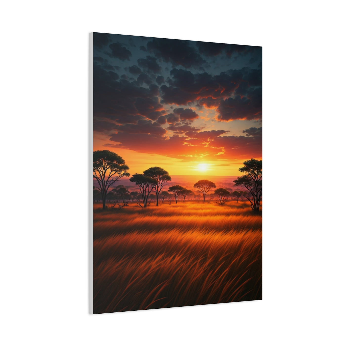 Firelight Savanna Evening Wall Art & Canvas Prints