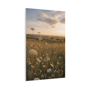 Golden Wildflower Meadow Wall Art & Canvas Print