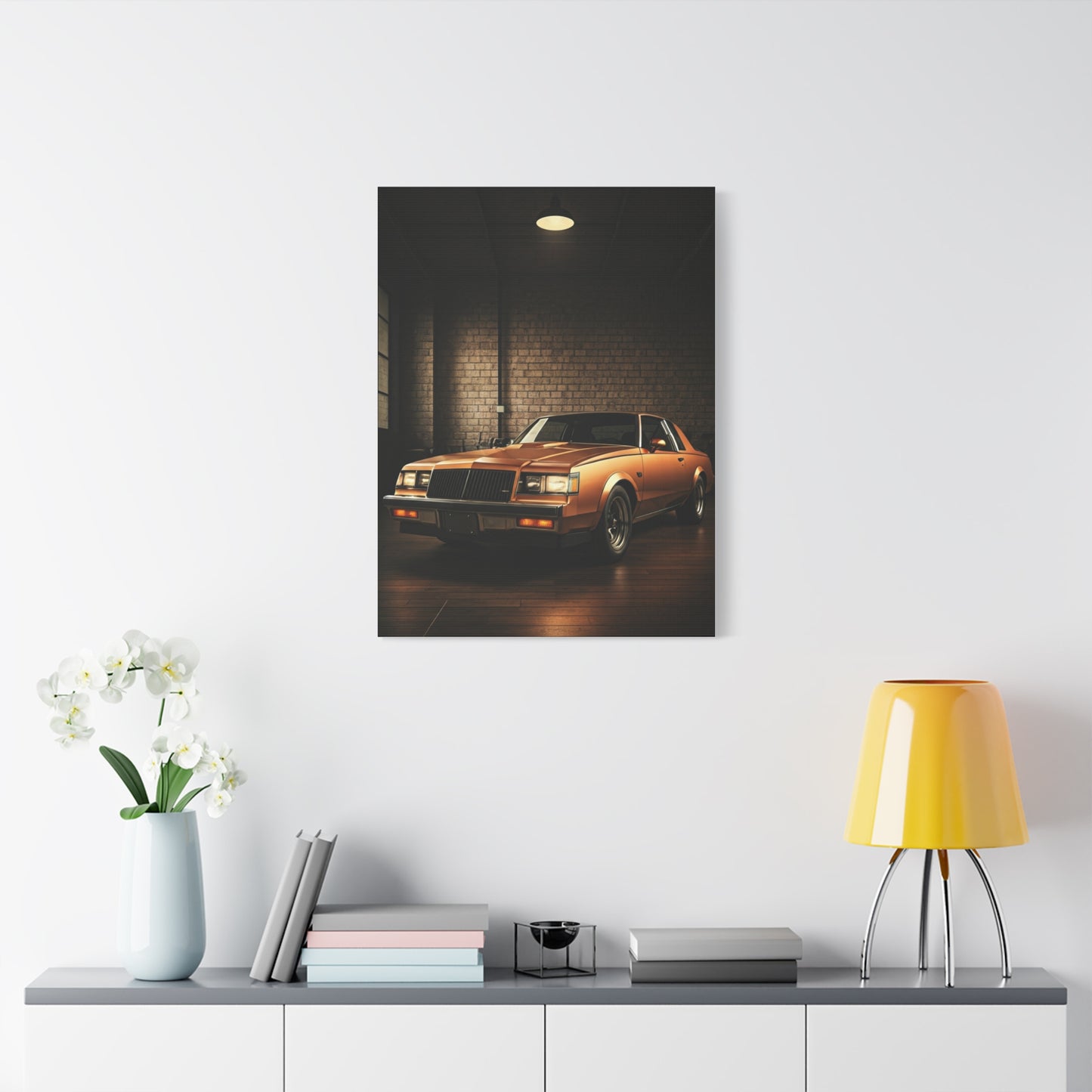 Classic Buick Regal Coupe in Heritage Garage Wall Art & Canvas