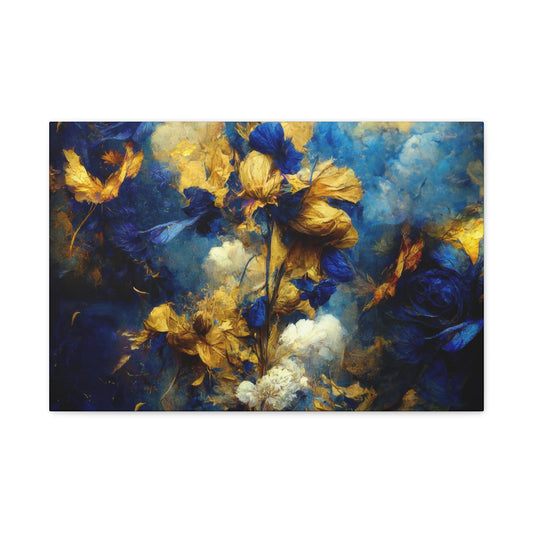 Golden Blooms at Twilight Wall Art & Canvas Prints