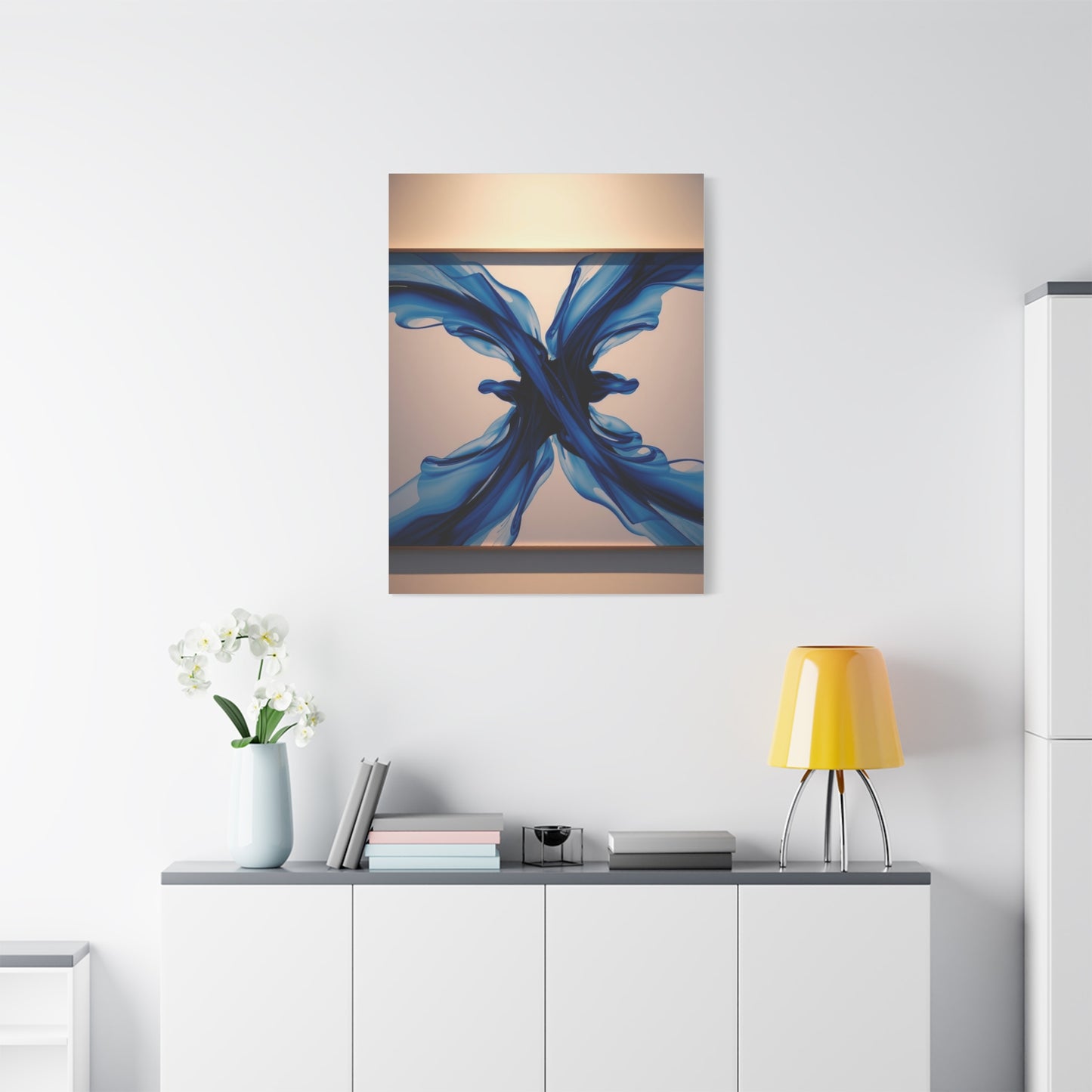 Blue Abstract Art Refined Canvas Wall Art & Canvas Print