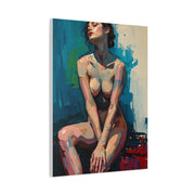 Contemporary Abstract Nude Portrait Wall Art & Canvas Print