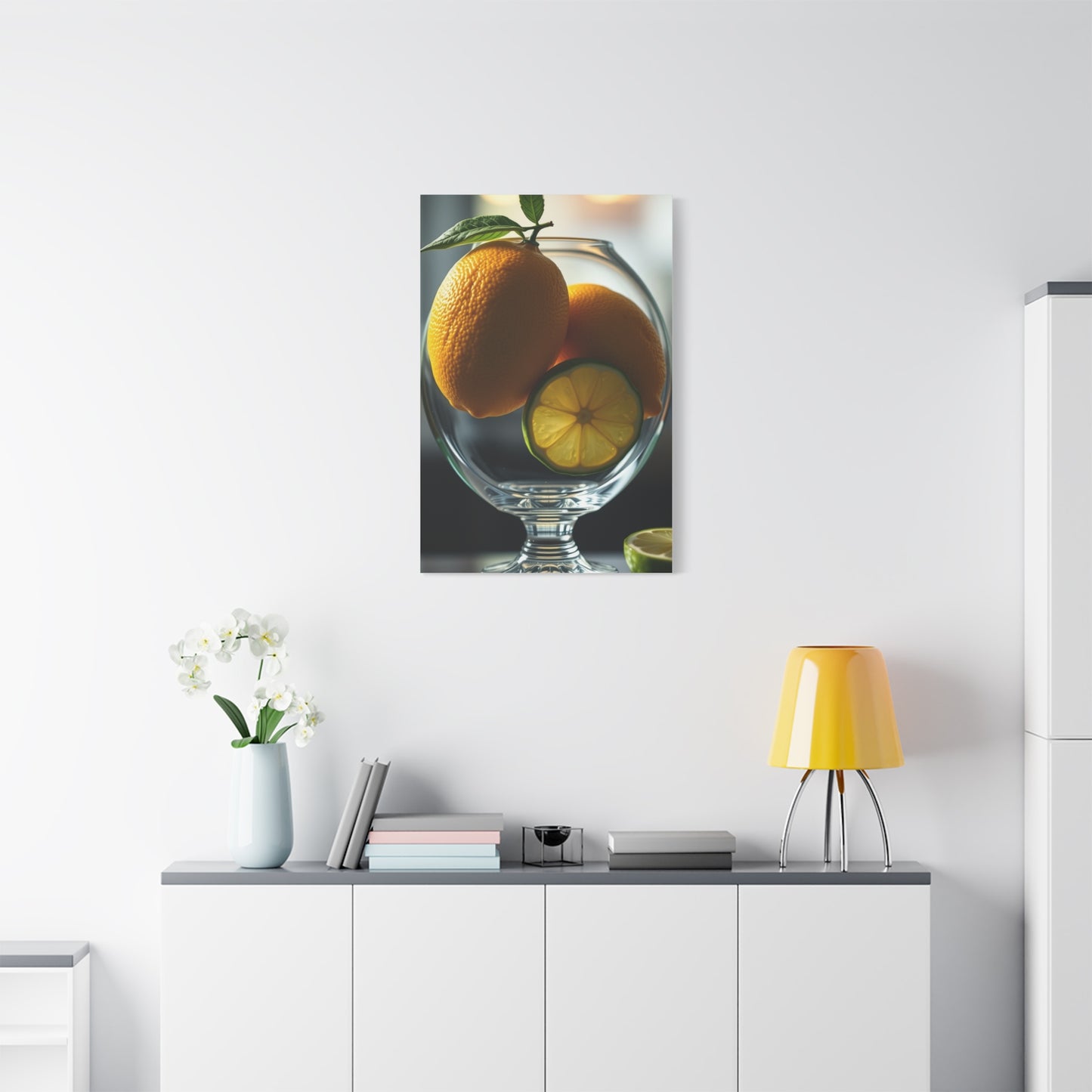 Vision Lemon & Lime Art Art Wall Art & Canvas Print