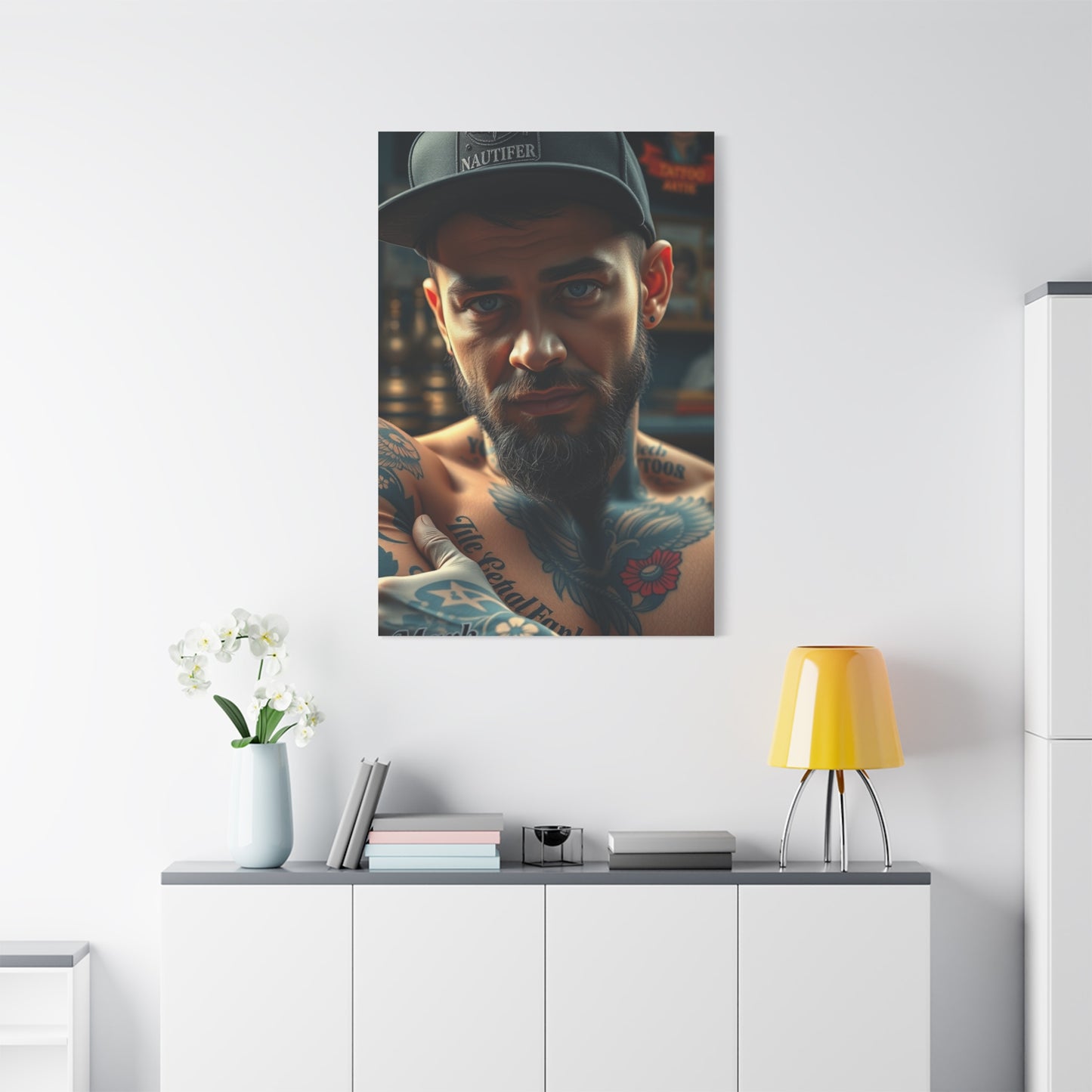 Masterpiece Tattoo Parlor Art Vision Wall Art & Canvas Print