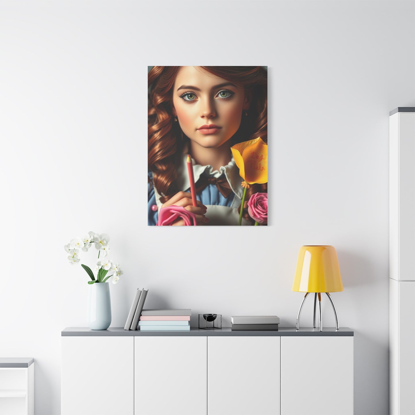 Alice In Wonderland Characters Art Premium Supreme Gallery Wall Art & Canvas Print