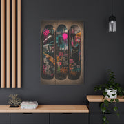 Street Culture Skateboard Deck Collection Street Wall Art & Canvas Print