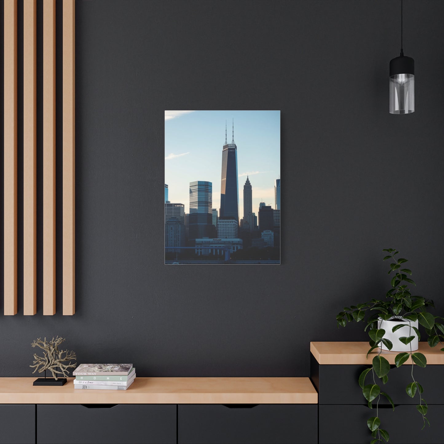 Chicago Skylines Art Canvas Art 6 Wall Art & Canvas Print