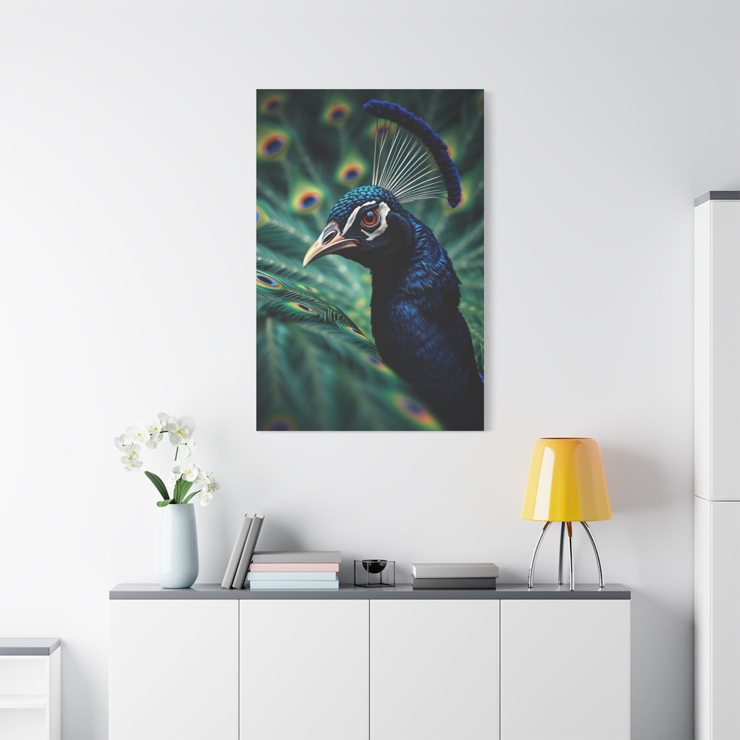 Peacock Art Refined Canvas Wall Art & Canvas Print