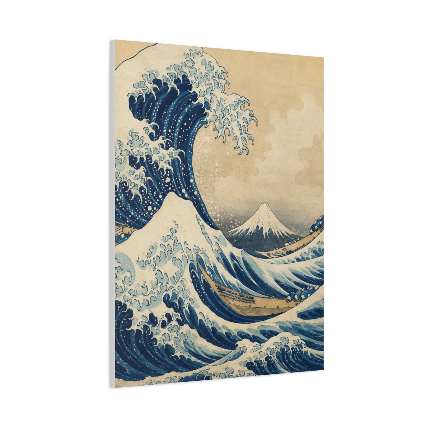 Classic Great Wave Ukiyo-E Interpretation Wall Art & Canvas Print
