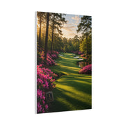 Championship Spring Azalea Golf Course Wall Art & Canvas Print