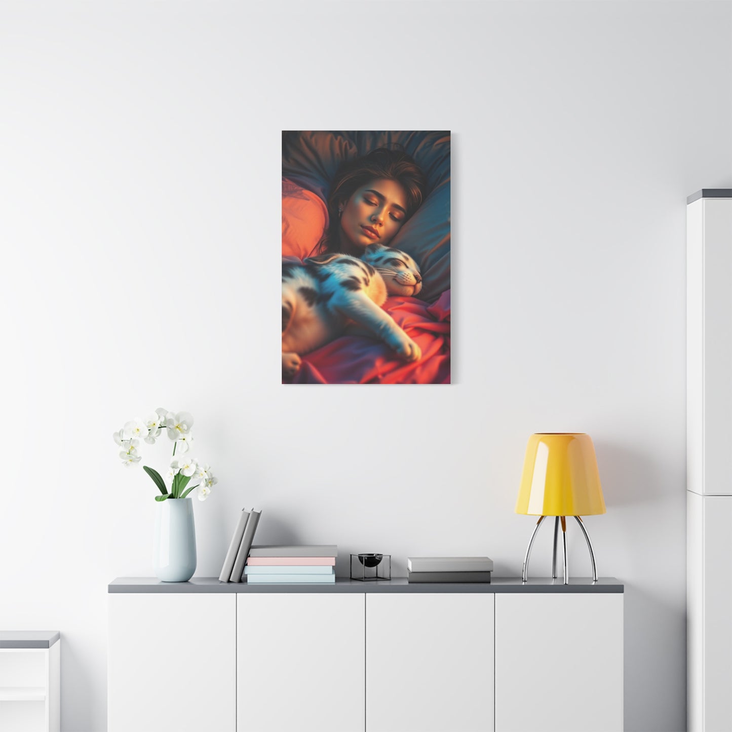 Masterpiece Sleeping & Napping Art Vision Wall Art & Canvas Print