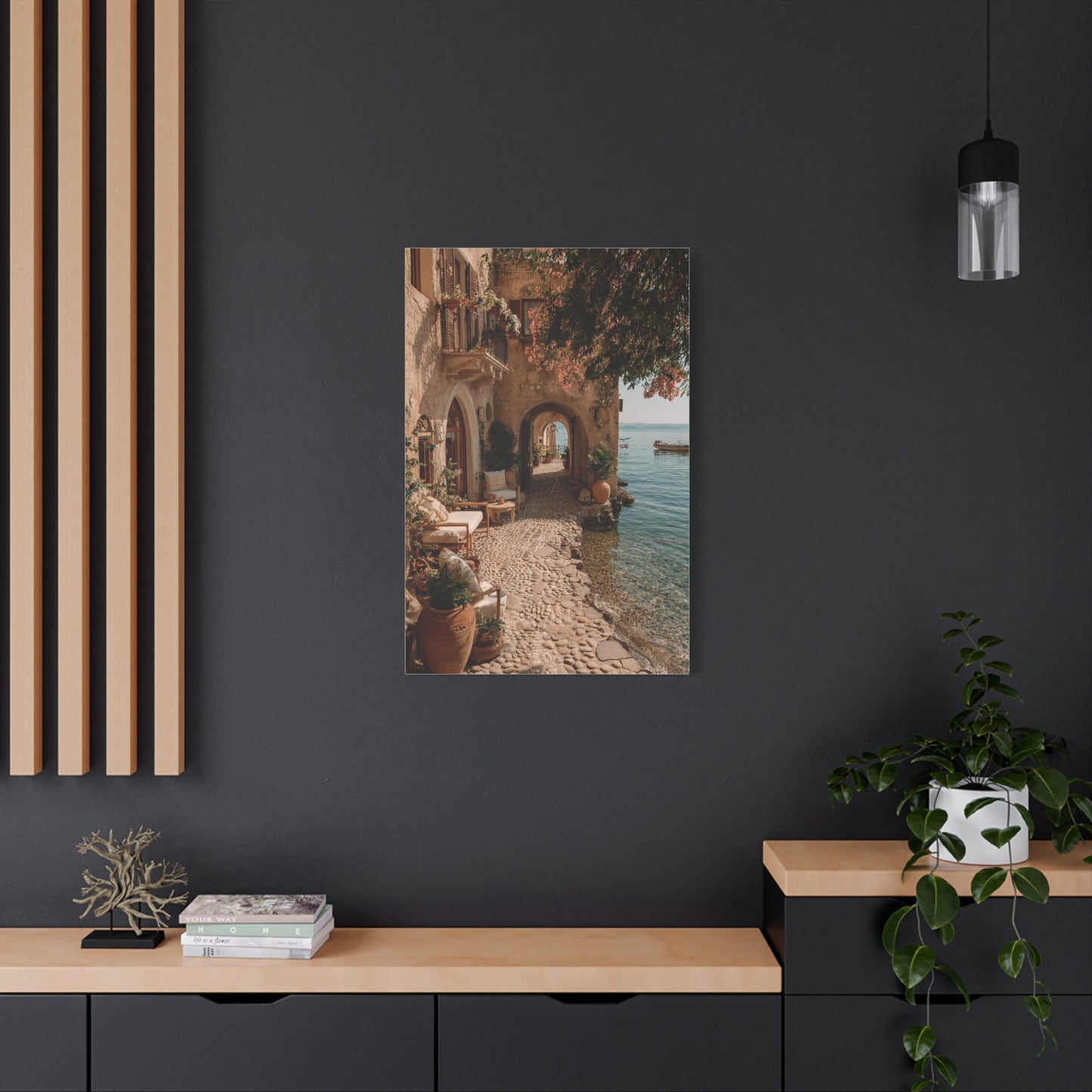 Amalfi Coastal Archway Wall Art & Canvas Print