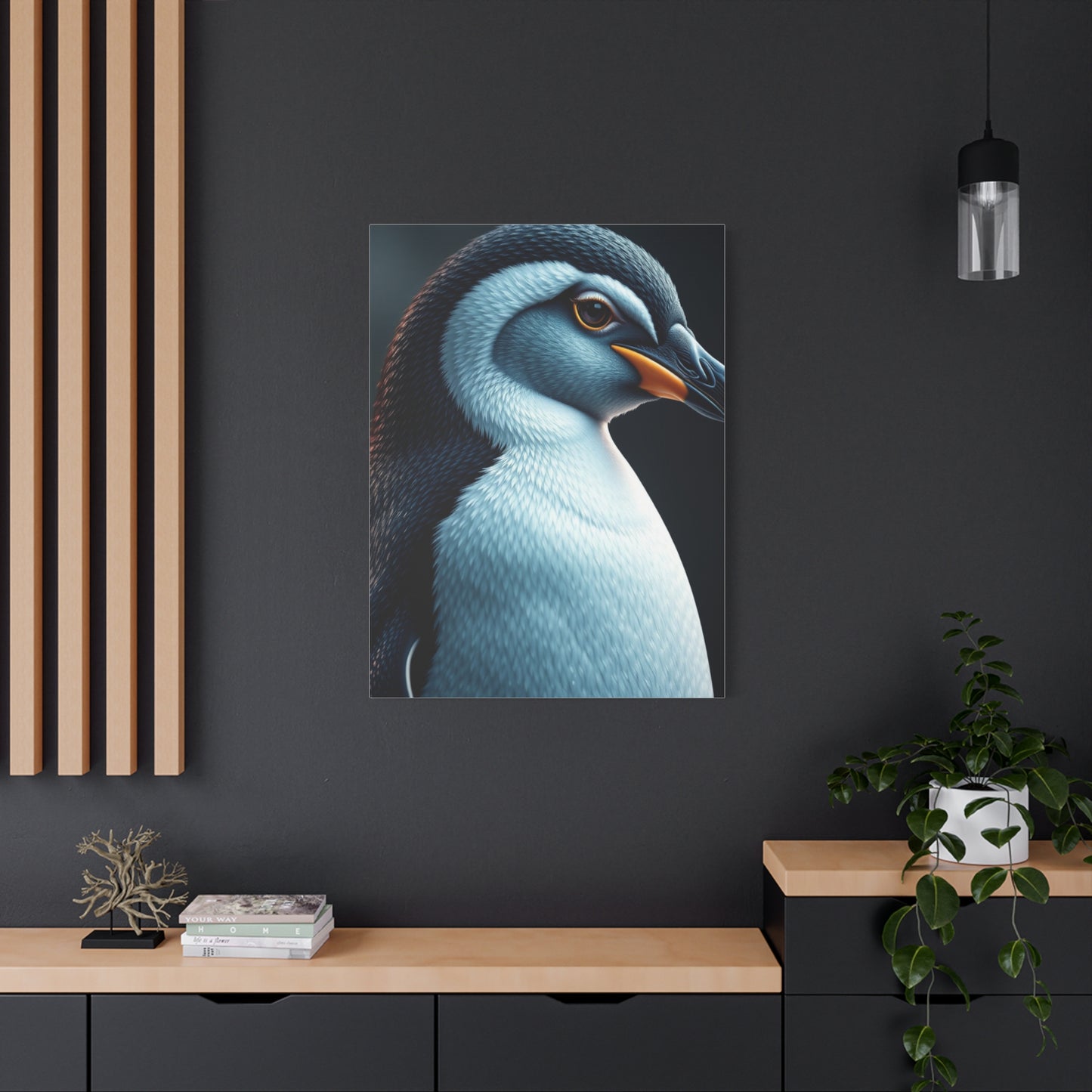Penguin Art Supreme Canvas Wall Art & Canvas Print