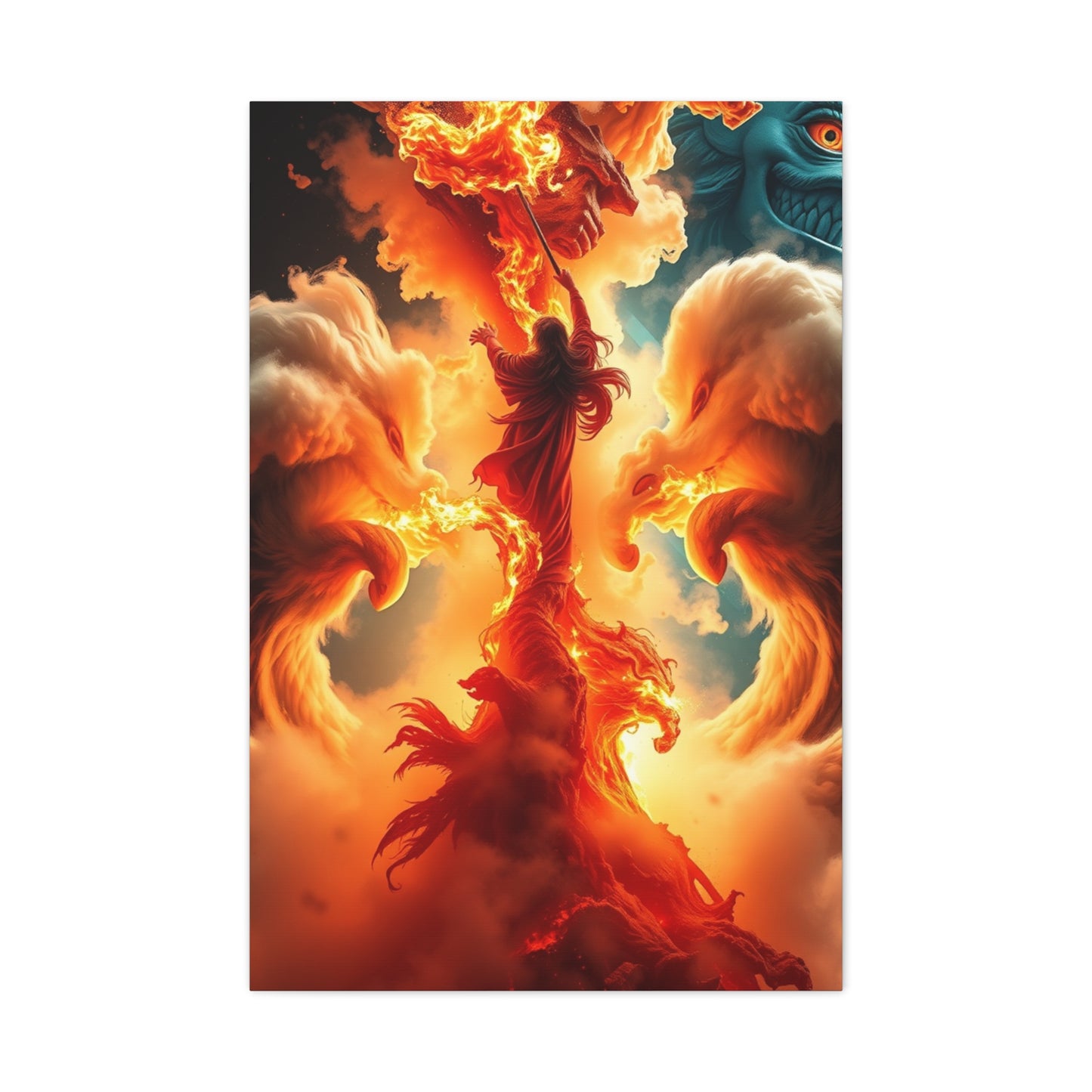 Upright Brilliance Artwork Wall Art & Canvas Print