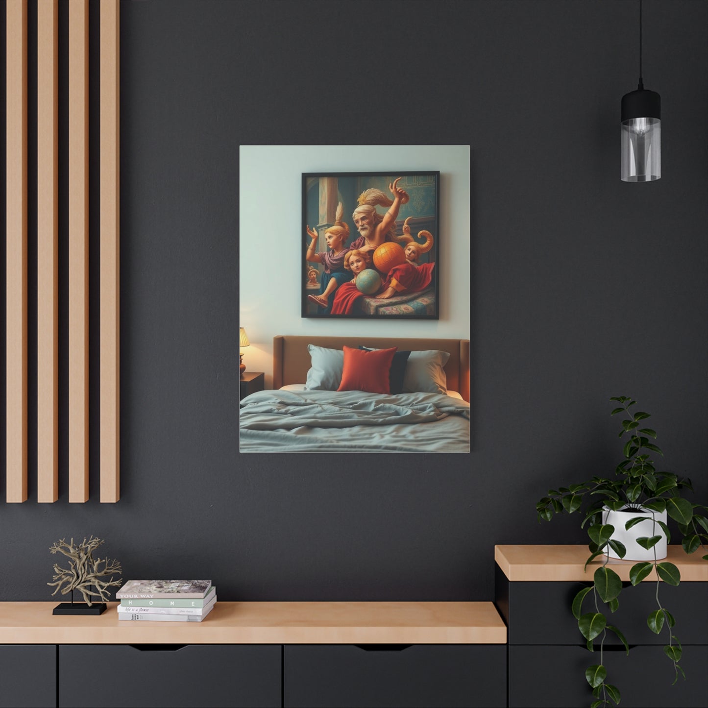 Radiant Twilight Impression Wall Art & Canvas Print