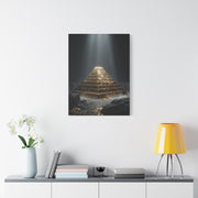 Monumental Gold Pyramid Treasury Wall Art & Canvas Print