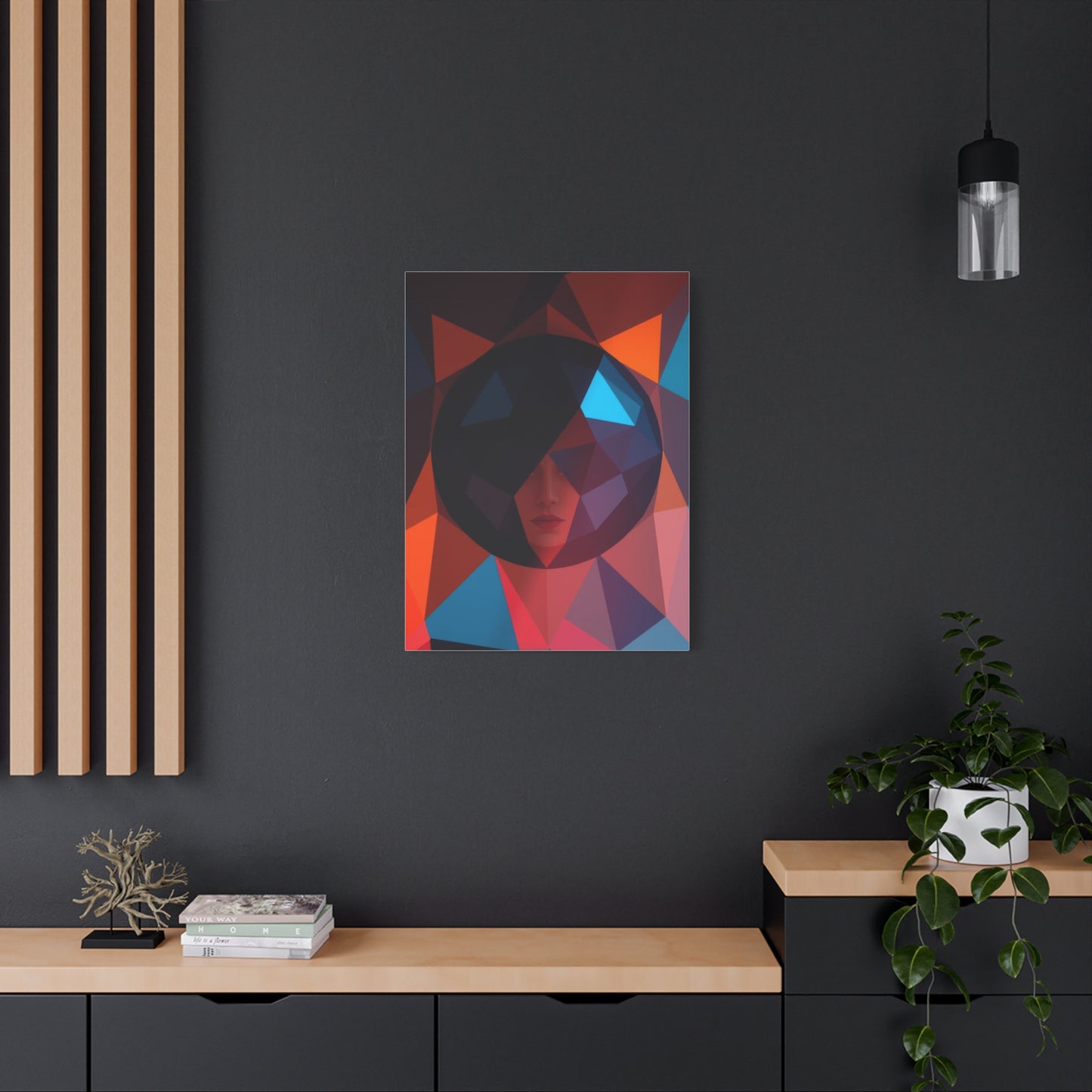 Geometric Aura Masterpiece Wall Art & Canvas Print