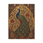 Ornamental Kalamkari Peacock Wall Art & Canvas Print