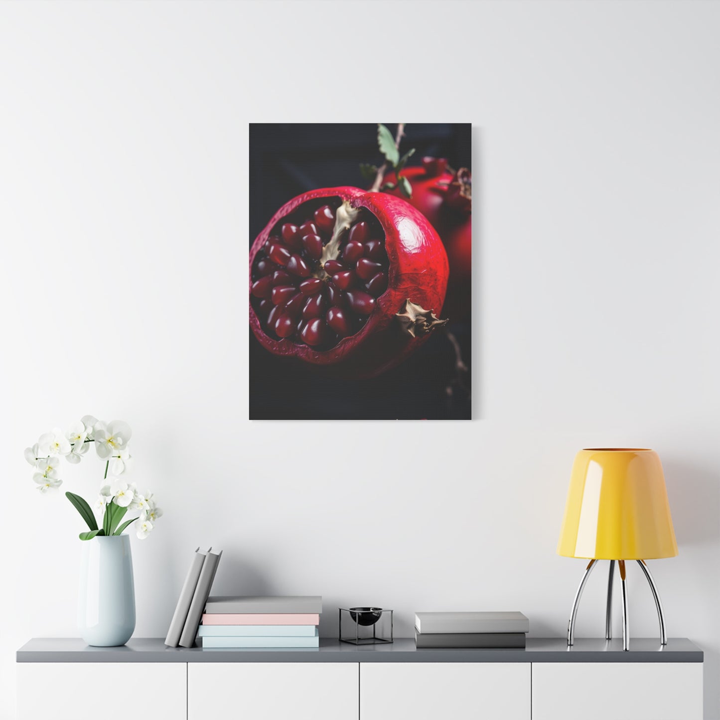 Crimson Obsidian Canvas