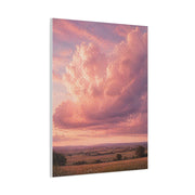 Pink Cloudscape Horizon Landscape Wall Art & Canvas Print