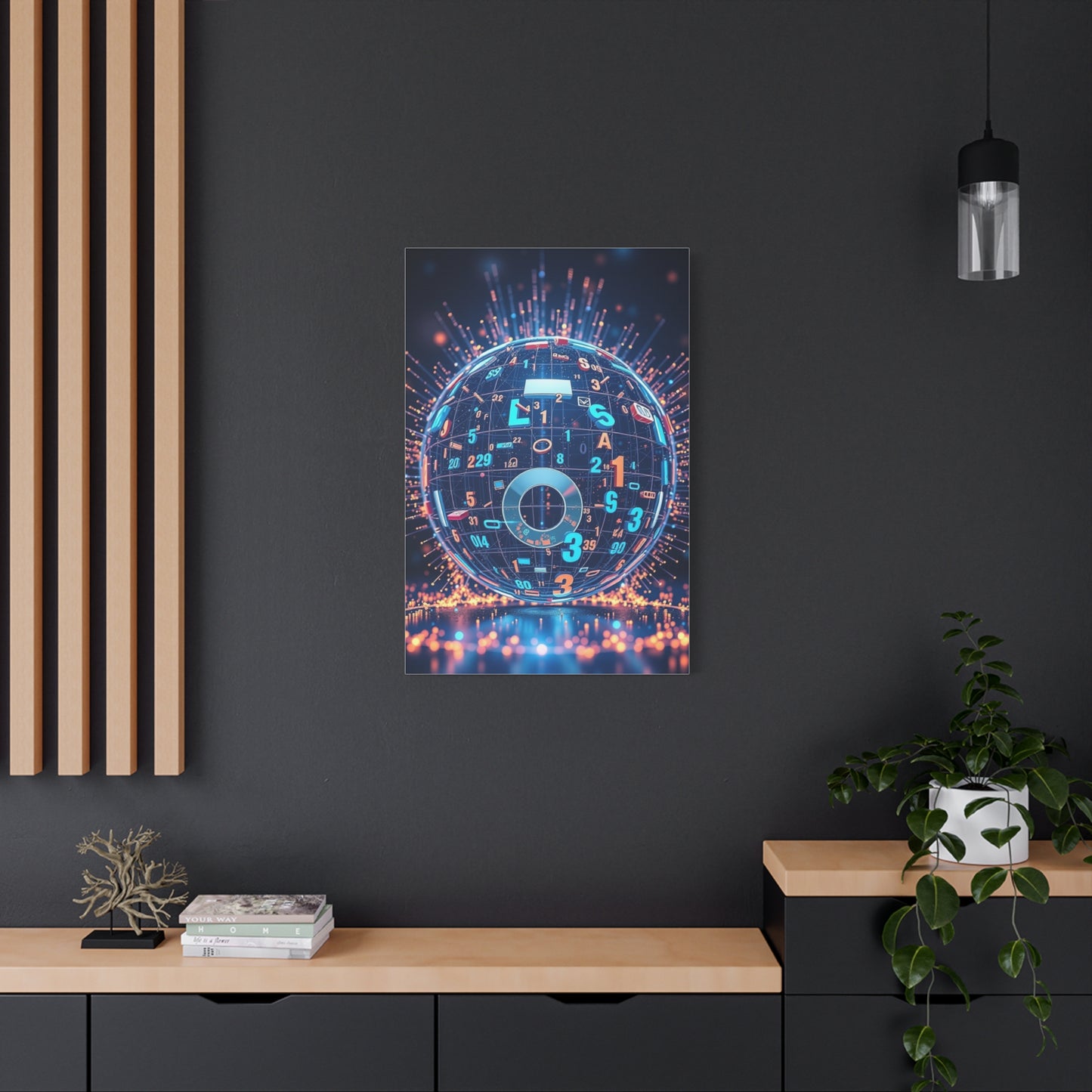 Numbers Art Refined Canvas Wall Art & Canvas Print