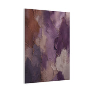 Wabi-Sabi Plum Texture Abstraction Wall Art & Canvas Print