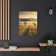 Golden Savannah Acacia Tree Horizon Wall Art & Canvas Prints