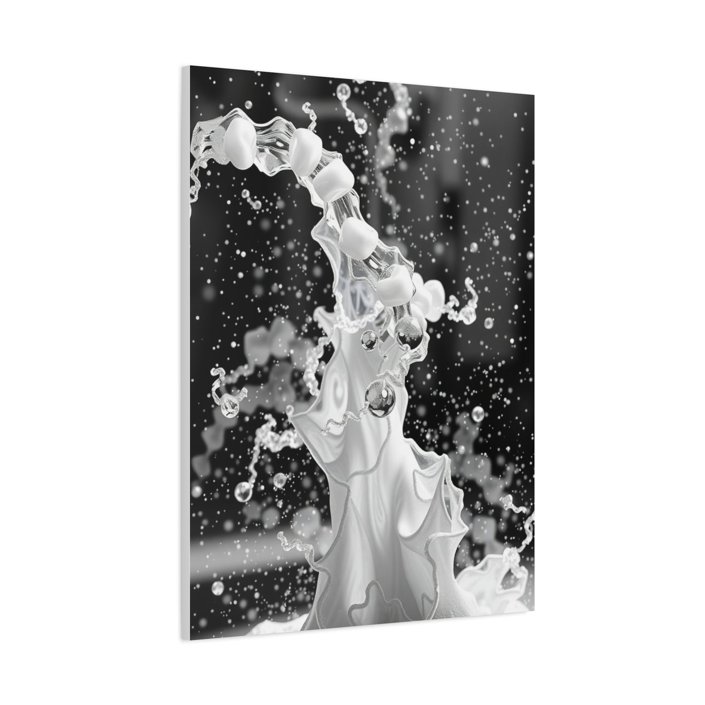 Gray & White Art Canvas Art 3 Wall Art & Canvas Print