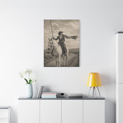 Frontier Equality Rider Portrait Scene Wall Art & Canvas Print