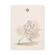 Minimal Marathon Runner Sports Wall Art & Canvas Print