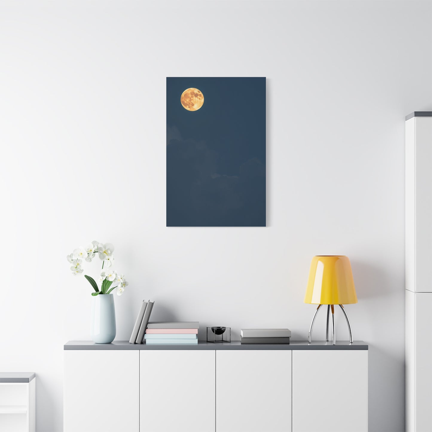 Supreme Full Moon Art Beautiful Collection Wall Art & Canvas Print