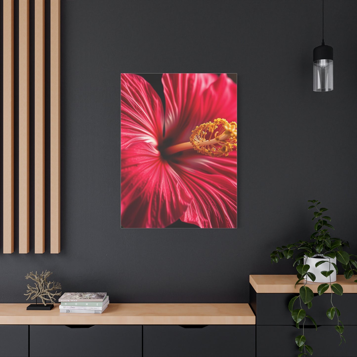 Hibiscus Flower Art Luxury Canvas Wall Art & Canvas Print