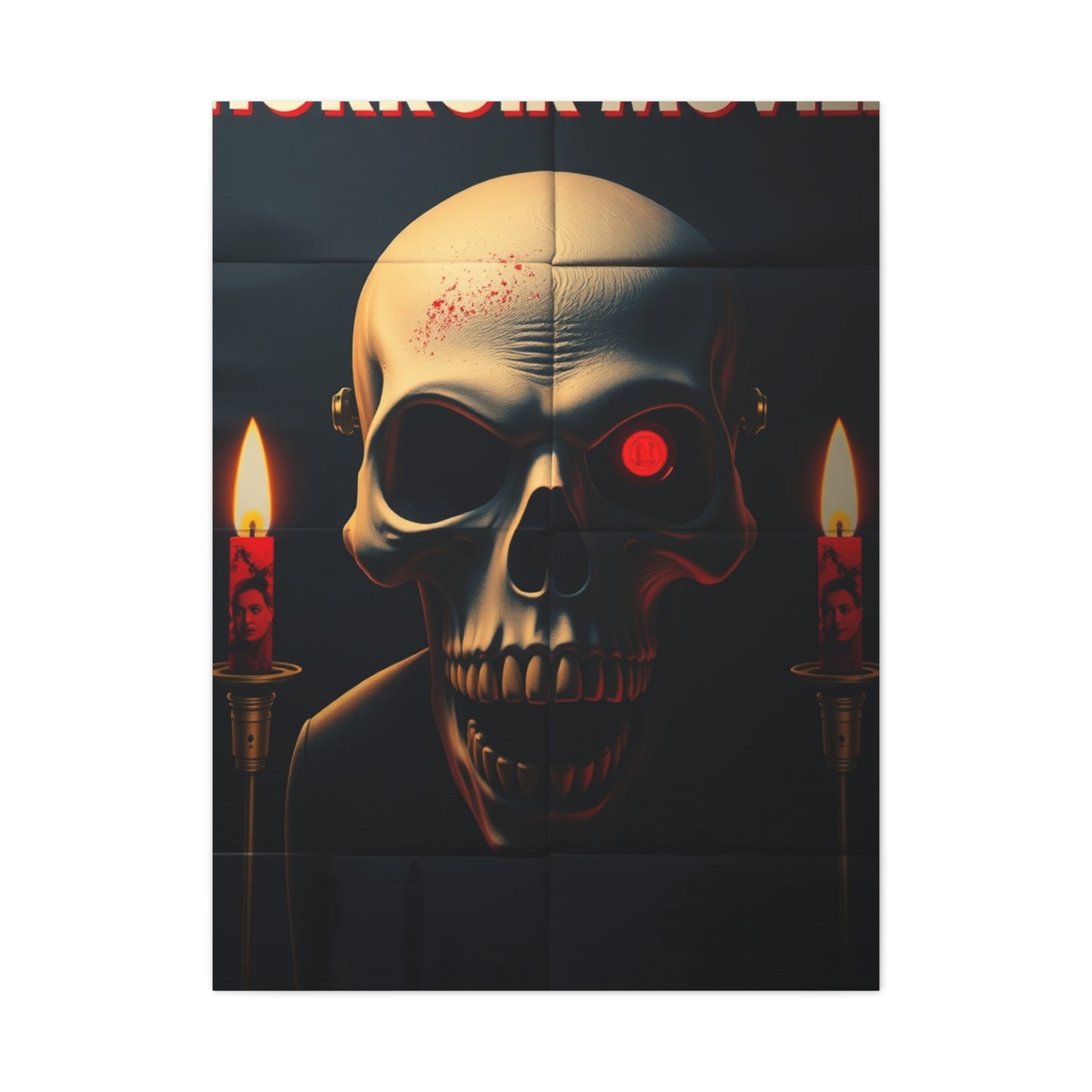 Masterpiece Horror Movie Posters Art Vision Wall Art & Canvas Print