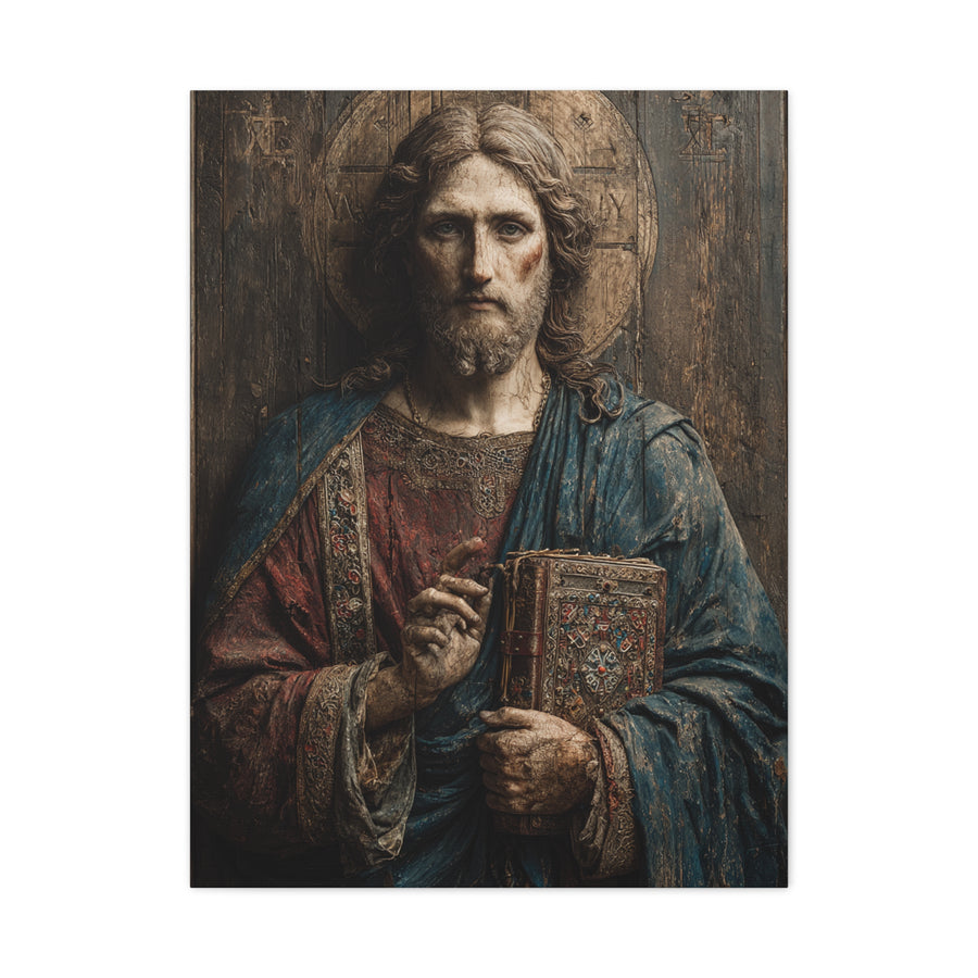 Sacred Icon of Christ Eternal Presence Wall Art & Canvas Print