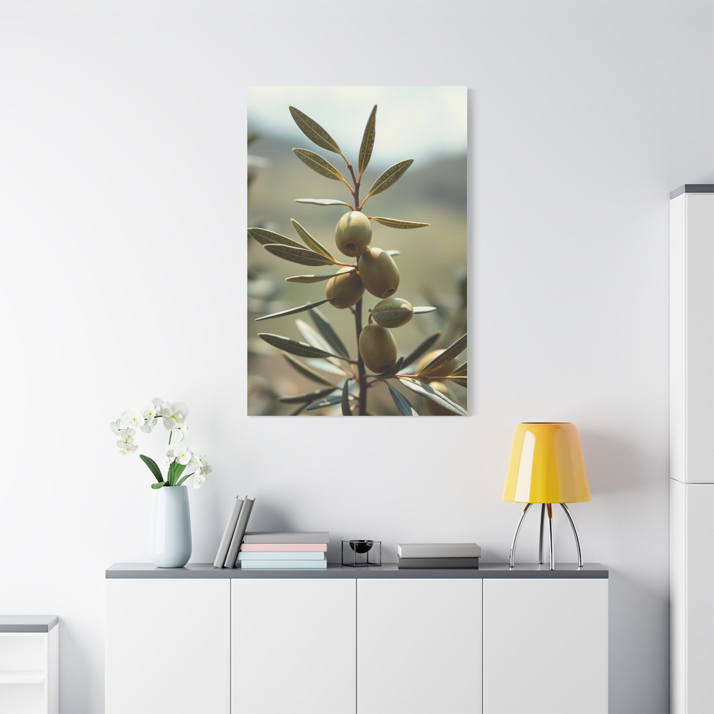 Opulent Olive Masterpiece Wall Art & Canvas Print