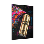 Create Reality Spray Explosion Street Wall Art & Canvas Print