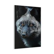 Silver Fox Velvet Portrait Wall Art & Canvas Print