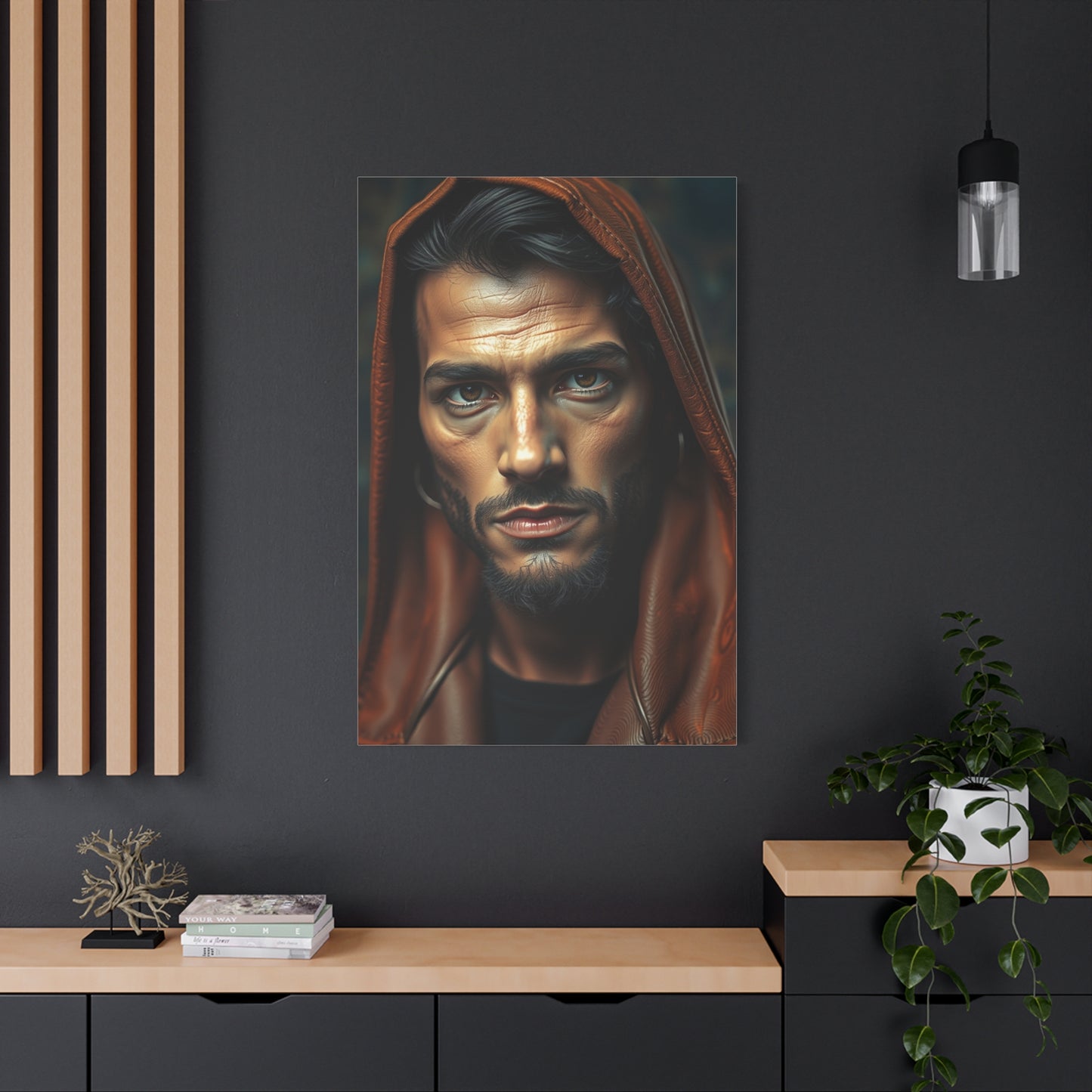 Masterpiece Denim and Leather Art Vision Wall Art & Canvas Print