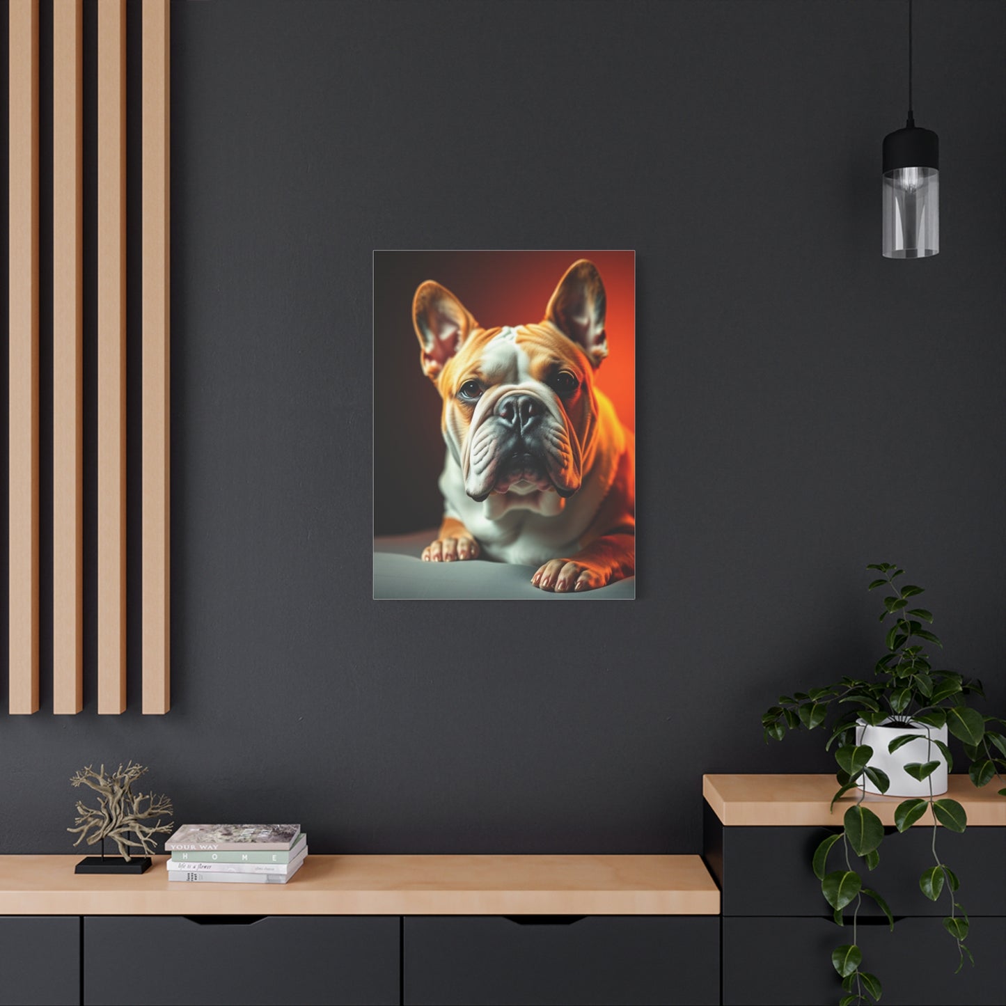 Supreme Bulldog Art Beautiful Collection Wall Art & Canvas Print