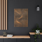 Minimal Slatted Wave Flow Panel Wall Art & Canvas Print
