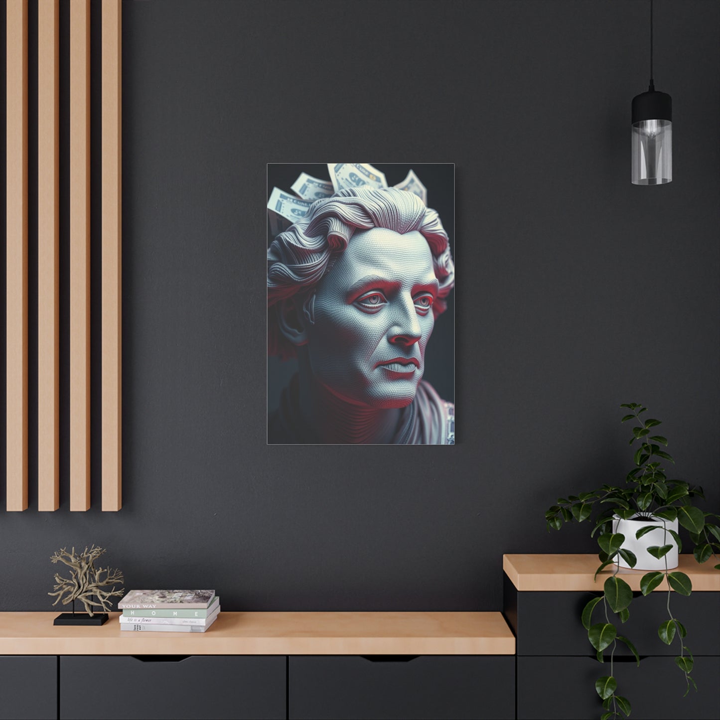 Opulent Currency Canvas wall art & canvas print