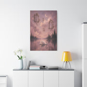 Surreal Swan & Floating Windows Dreamscape Wall Art & Canvas Print