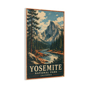 Vintage Yosemite National Park Poster Wall Art & Canvas Print