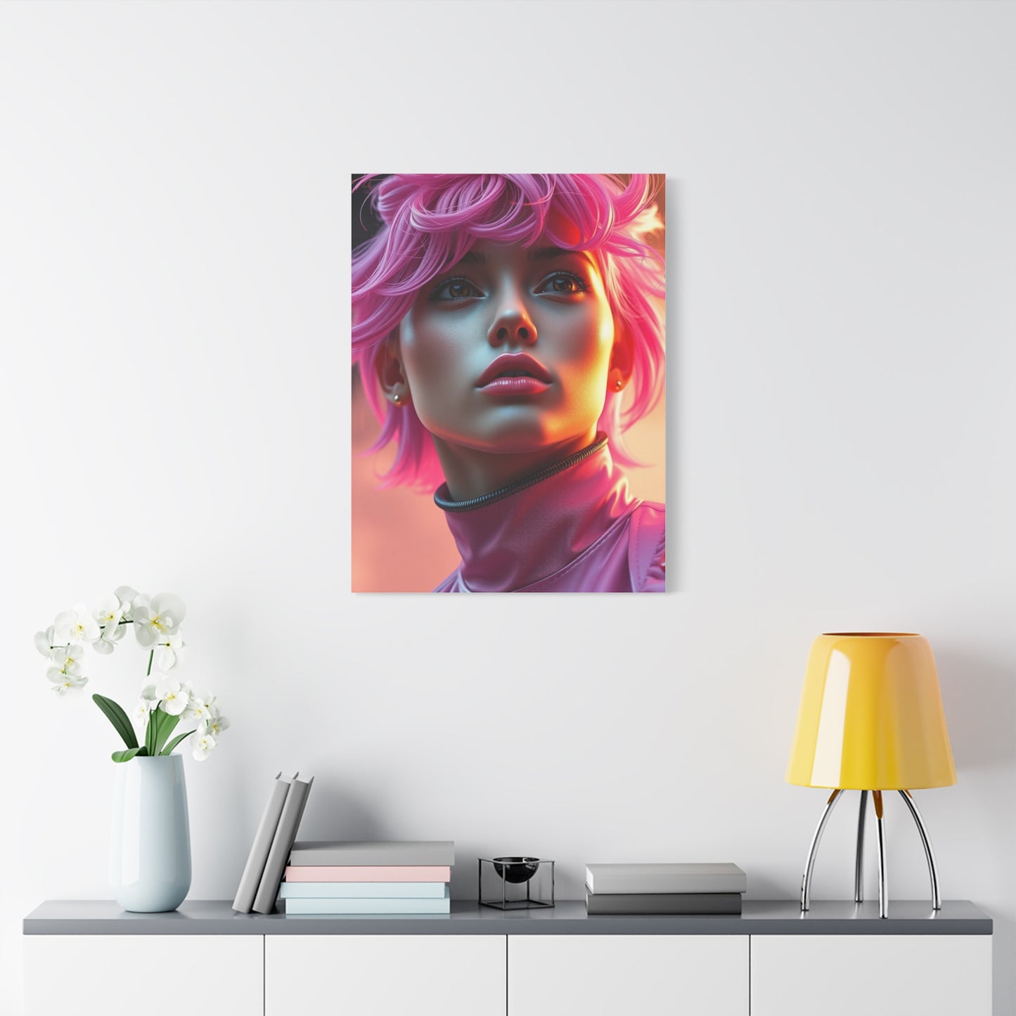 Supreme Art Gold & Pink Art Collection Wall Art & Canvas Print